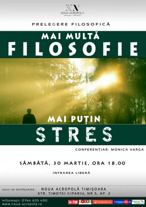 Mai multa filosofie, mai putin stres