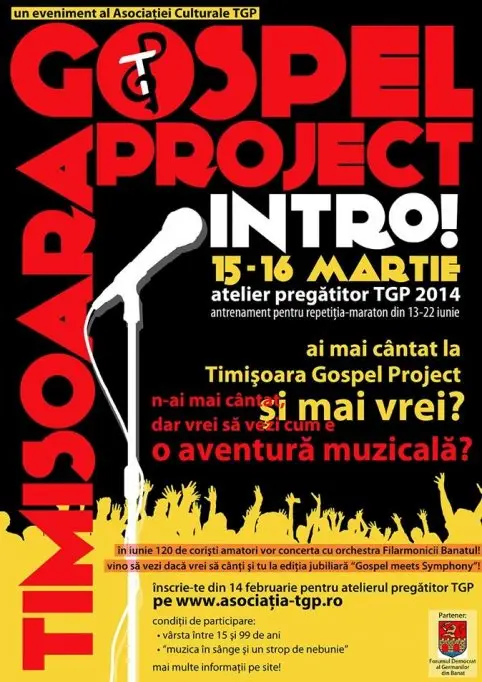 Atelier de week-end Intro Timisoara Gospel Project
