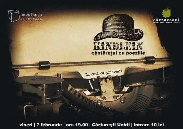 Ceai indulcit cu muzica lui Emil Kindlein, la Carturesti Mercy