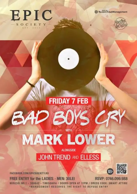 Bad Boys Cry cu Mark Lower