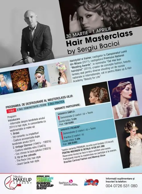 Sergiu Bacioi Hairglamourama MasterClass