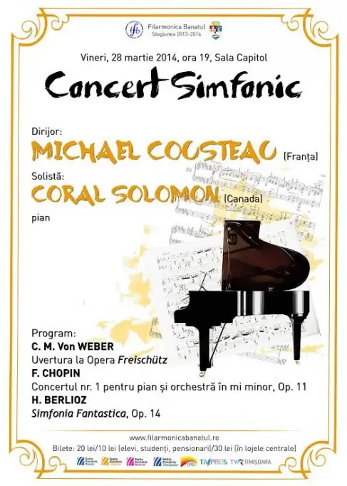 Concert Michael Cousteau si Coral Solomon