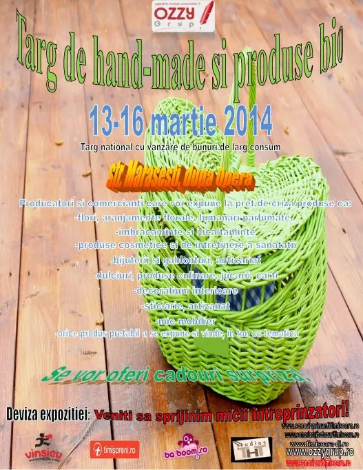 Targ de hand-made si produse bio