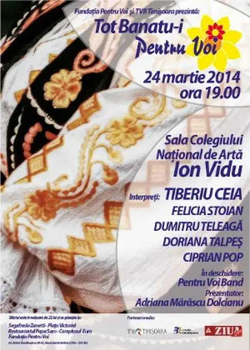 Tot Banatu-i Pentru Voi - Concert Caritabil de Muzica Populara