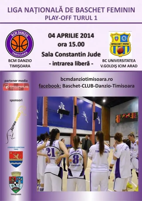BCM Danzio Timisoara - BC Universitatea Vasile Goldis ICIM Arad