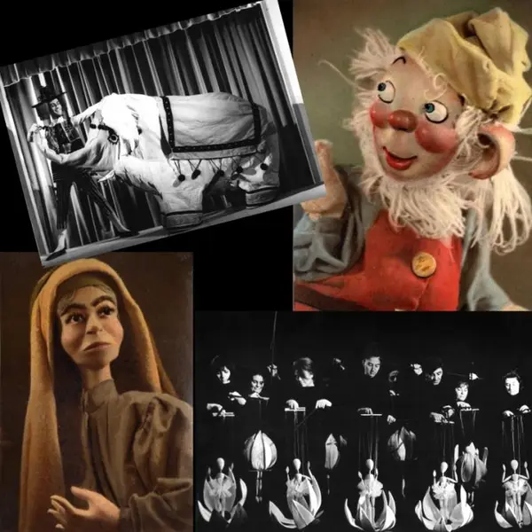 Expozitie de papusi si spectacol in vitrina, de ziua Teatrului Merlin