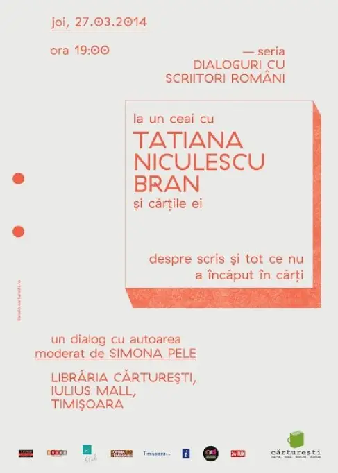 La un ceai cu Tatiana Niculescu Bran si cartile ei