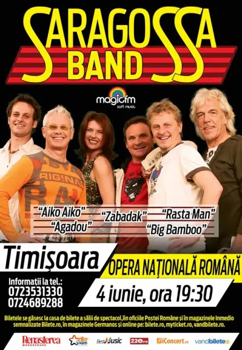 Saragossa Band, in concert la Timisoara