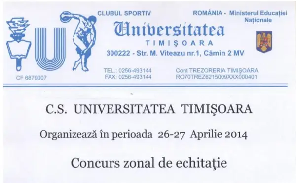 Concurs zonal de echitatie de sarituri peste obstacole