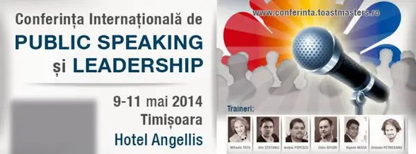 Conferinta Nationala de Public Speaking si Leadership - editia a 4-a