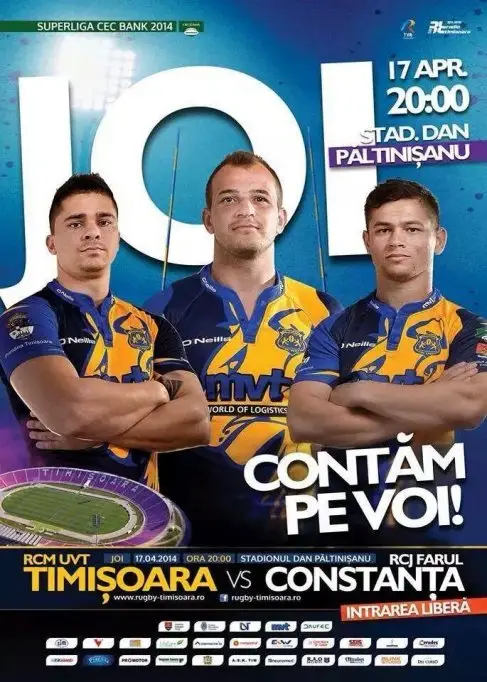 RCM Univ. de Vest Timisoara v. RCJ Farul Constanta