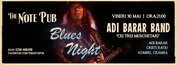 Blues Night cu Adi Barar Band
