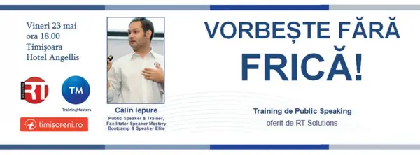 Vorbeste fara frica - training experiential