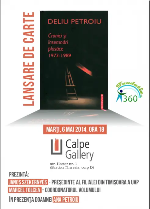 Lansare de carte: "Deliu Petroiu - Cronici si insemnari plastice 1973 - 1989" @ Calpe Gallery