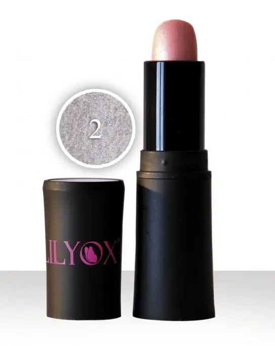 Ruj Lipstick – Gri cu sclipici (2)