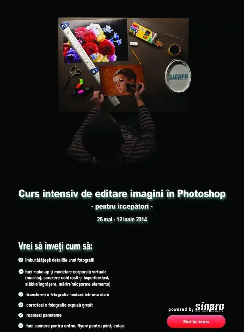 Curs pentru incepatori de editare imagini in Photoshop