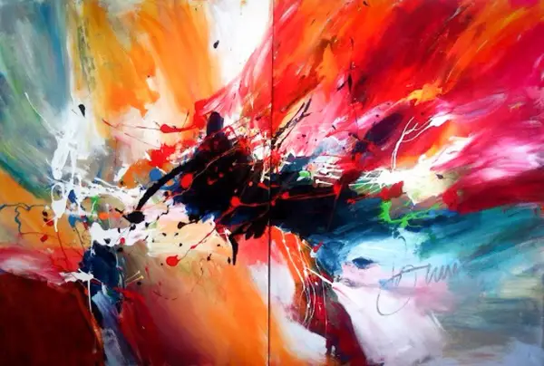 "Viu & Pasional" cu Dan Bunea - expozitie de pictura abstracta