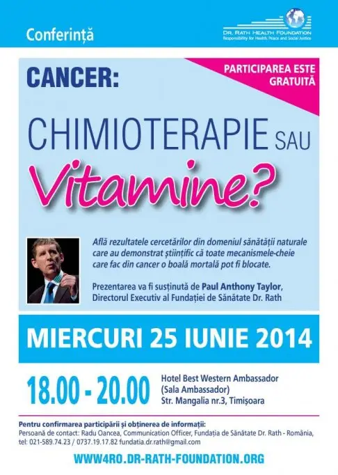 Cancer: Chimoterapie sau Vitamine?
