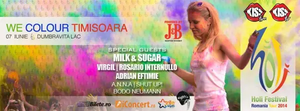 Holi Festival la Timisoara