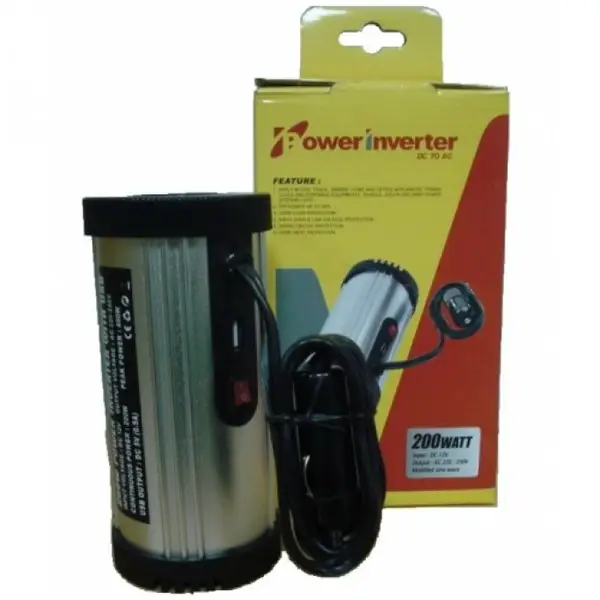 Oferta la invertor de tensiune 12-220V 200W
