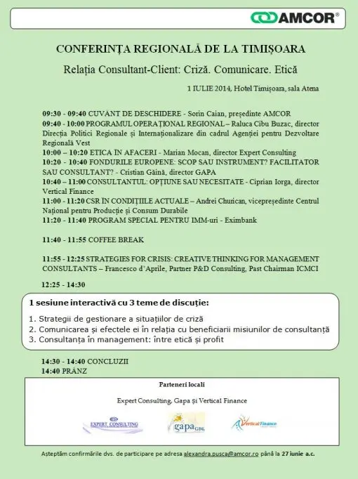 Relatia Consultant - Client: Criza, Comunicare, Etica