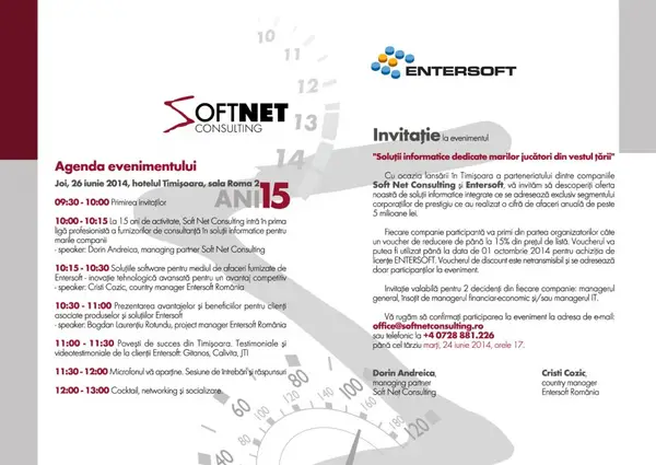 Solutii informatice dedicate marilor jucatori din vestul tarii