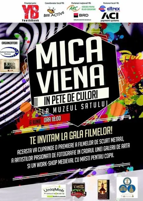 Mica Viena in pete de culori