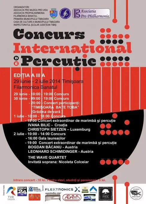 Concurs International de Percutie, Editia a III - a