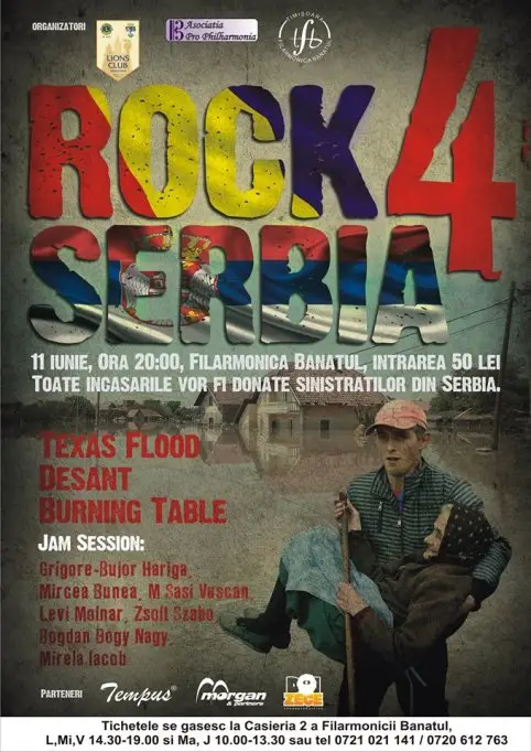 Rock 4 Serbia @ Concert caritabil pentru sinistratii din Serbia