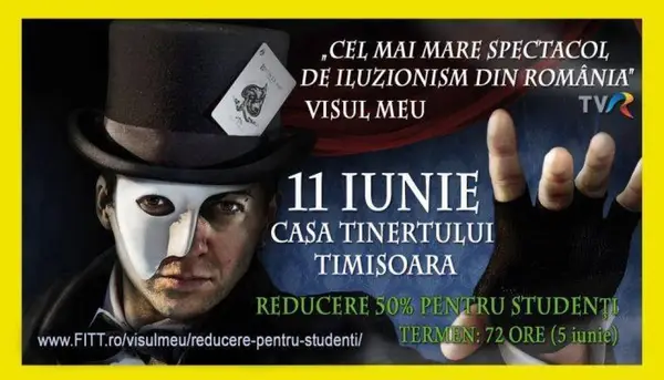 Spectacol de iluzionism cu Lorenzo Cristian