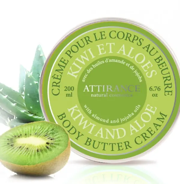 Crema naturala pentru corp cu aloe si kiwi