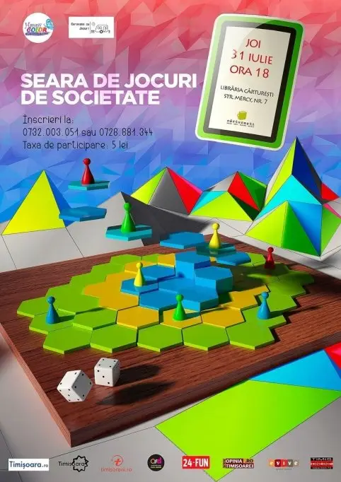 Seara de jocuri de societate
