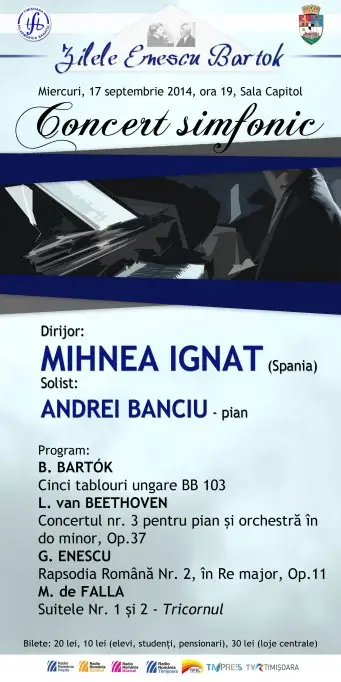 Concert simfonic @ Zilele muzicale Enescu-Bartok