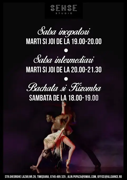 Cursuri de Salsa, Bachata si Kizomba in Timisoara