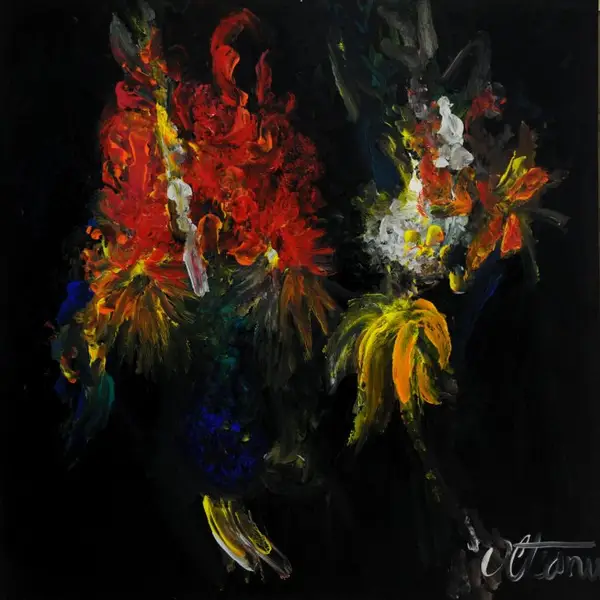 Expozitie de pictura "Tarmuri, flori. Ingeri pazitori, miresme, culori"