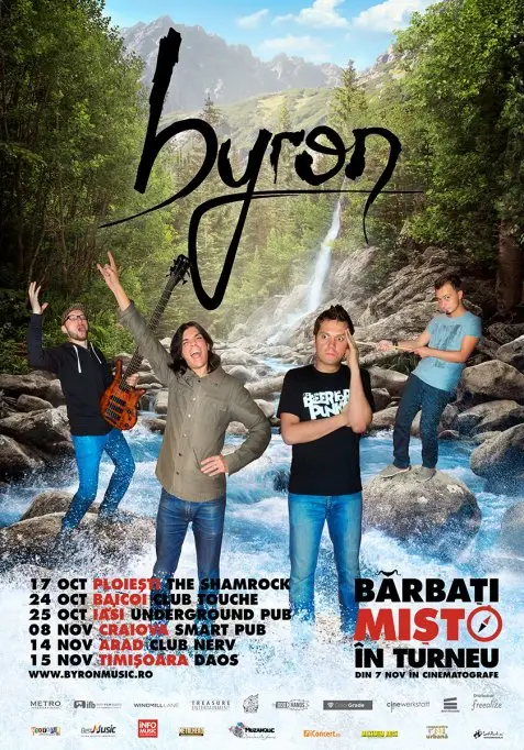 Byron in turneu cu filmul "Barbati misto"