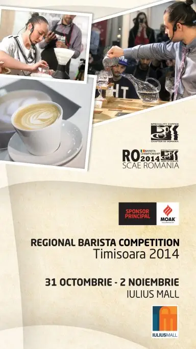 Cei mai buni barista din regiune se intrec in arta prepararii cafelei