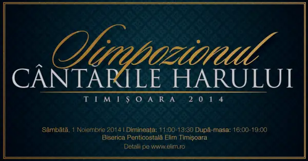 Simpozionul Cantarile Harului