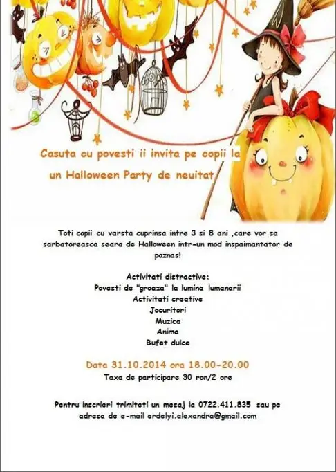 Halloween la Casuta cu povesti