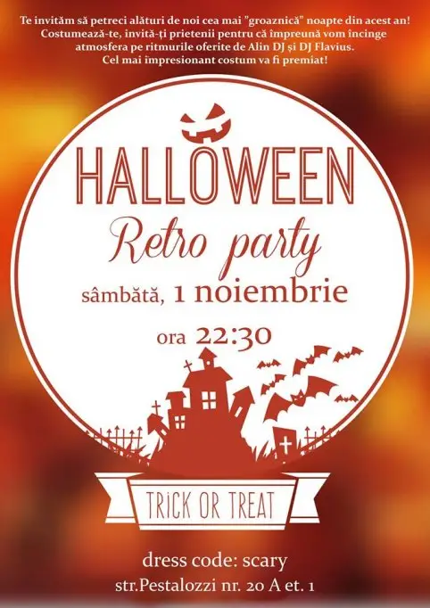 Happy Halloween Retro Party!