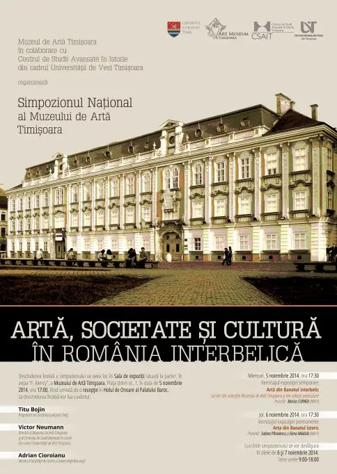 Simpozionul national ”Arta, societate si cultura in Romania interbelica”