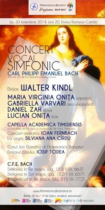 Concert Vocal Simfonic la Domul Catolic