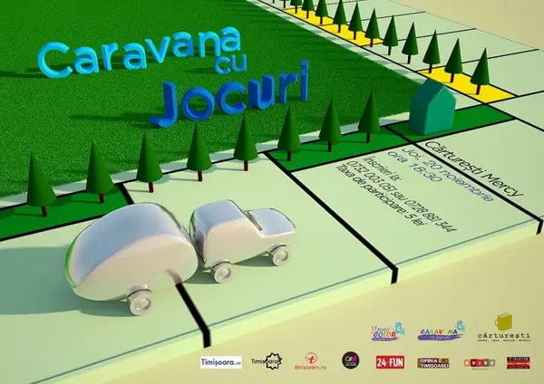 Caravana cu Jocuri ajunge la Carturesti Mercy