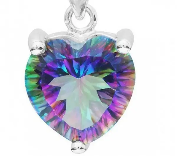 Pandantiv din Argint S925 cu Piatra din Topaz Mistic