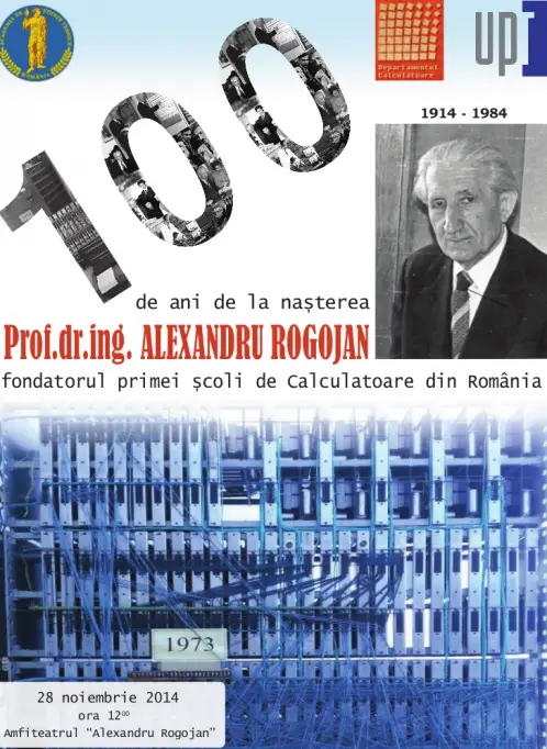 Aniversarea fondatorului primei scoli de calculatoare din Romania