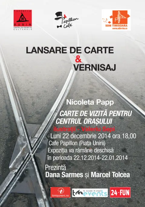 Lansare de carte "Carte de vizita pentru centrul orasului" – Nicoleta Papp