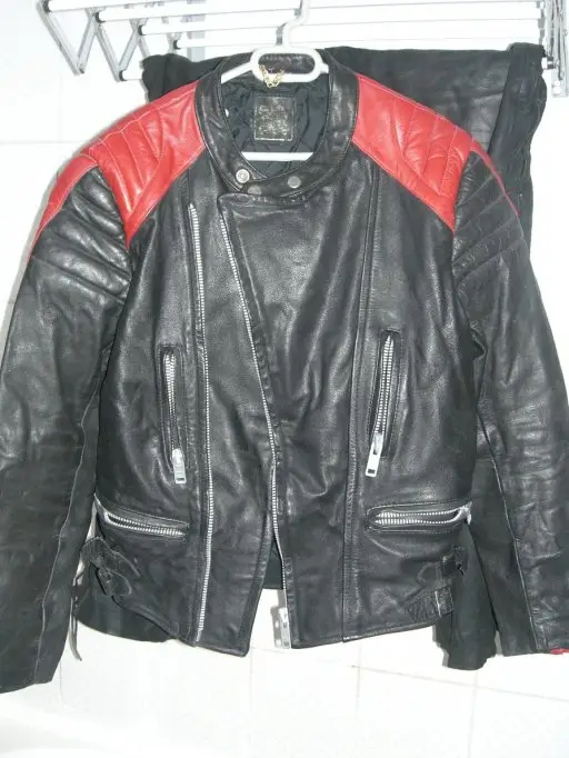 Geaca moto piele echipament moto pantaloni