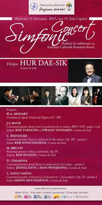 Concert Simfonic Asociatia culturala Romania-Korea
