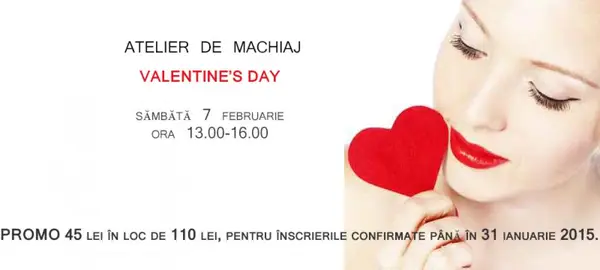 Atelier de machiaj: Valentine's Day