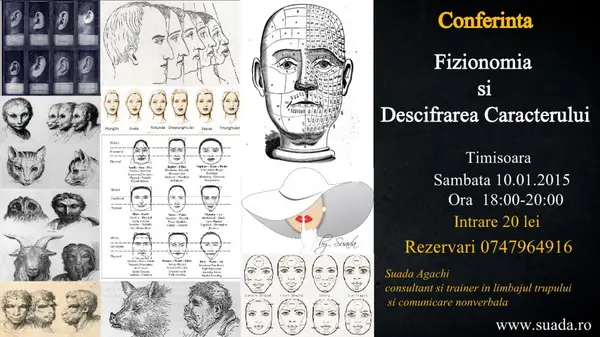 Conferinta Fizionomia si Descifrarea Caracterului